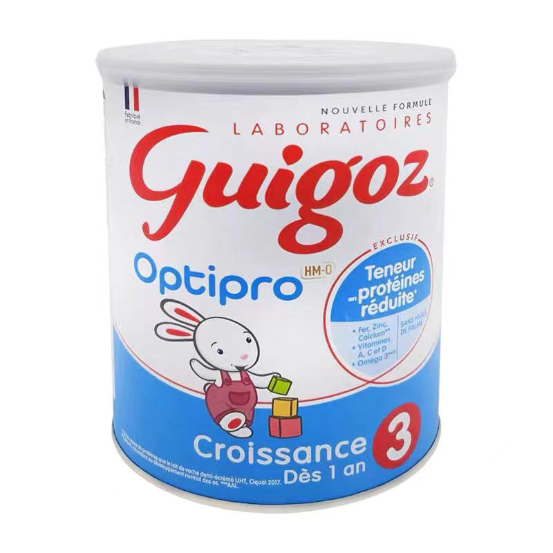 【6罐装】法国古戈氏Guigoz 3段标准900g 1-3岁